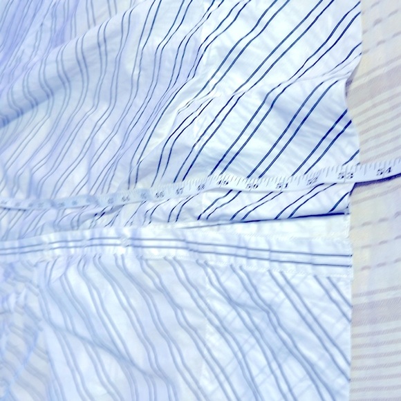 🌟FREE PEOPLE Easy Breezy Midi Dress, Sz.L., Ivory Combo, Lovely Navy Stripes 🌻 - Picture 12 of 15